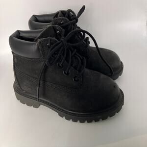 Timberland 6"‎ Toddler Premium Waterproof Boots Black Size 7 Toddler